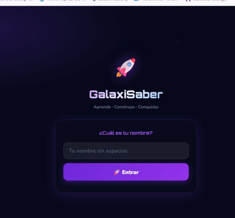 GalaxiSaber — Entrar