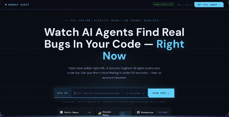 Agency Audit—Free Instant Security Scan