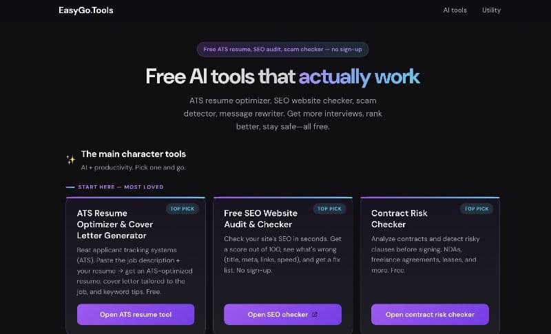 EasyGoAI Tools