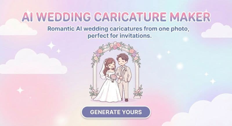 My Wedding Cartoon Invite