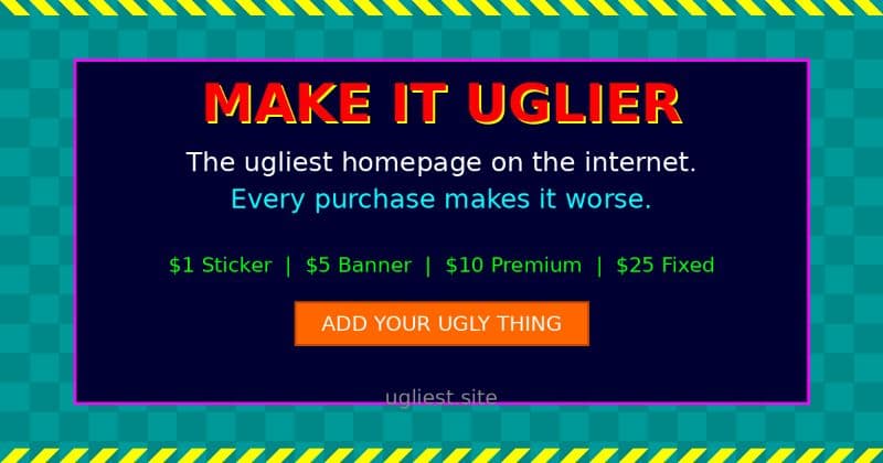Ugliest.site