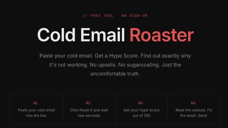 Cold Email Roaster