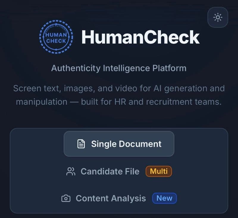 HumanCheckAI