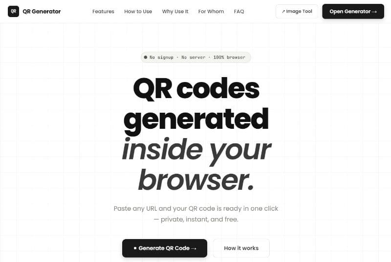 QRCode- Free Instant QR Code Generator