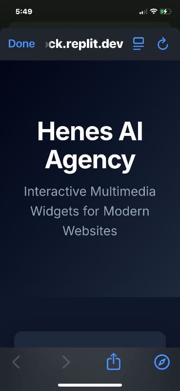 Henes media widgets 