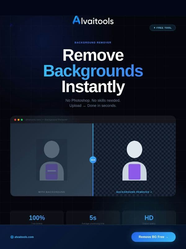 BG Remover • AlvaiTools