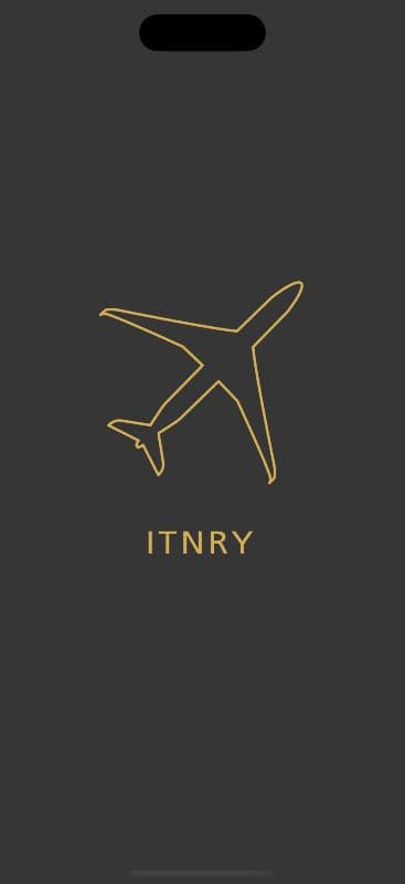 ITNRY serious travel planning app. 