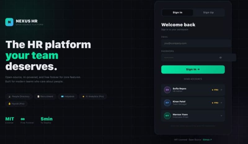 Farik HR Open-Source HR Platform