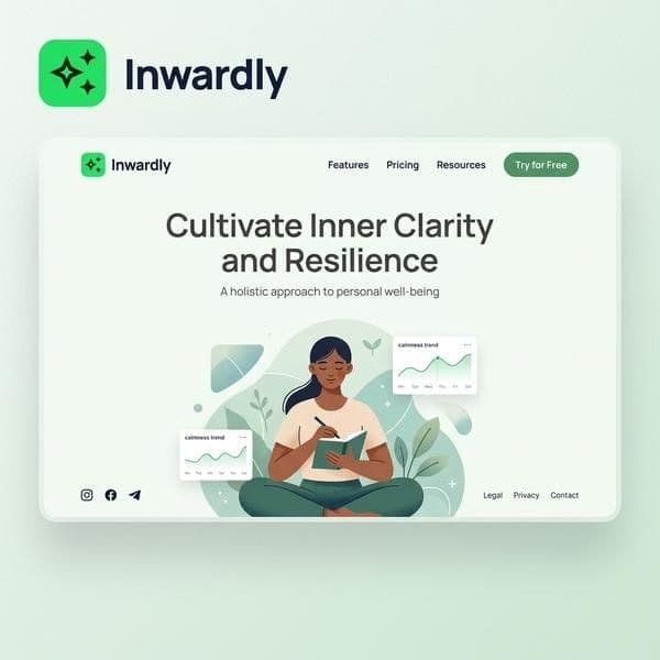 Inwardly