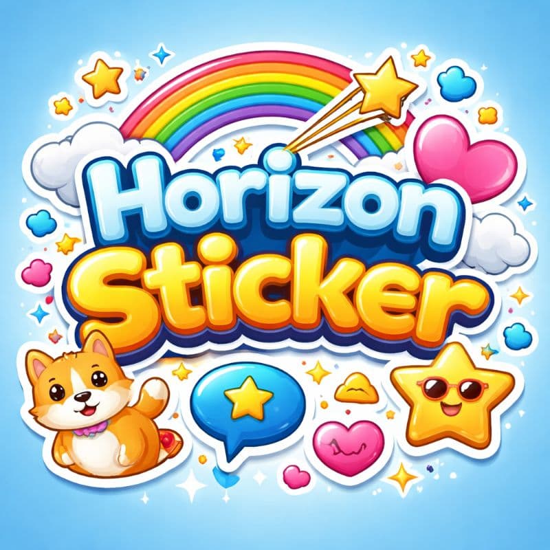 horizon sticker