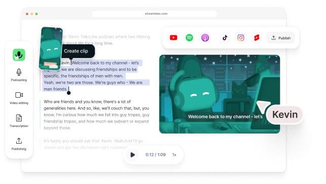 Streamlabs Podcast Editor