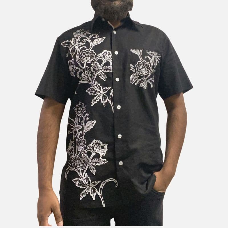 Black Linen Shirt - Dolcevitafashions
