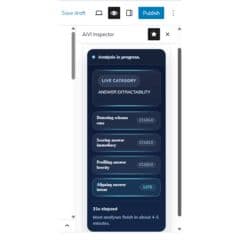 AI Visibility Inspector WordPress Plugin